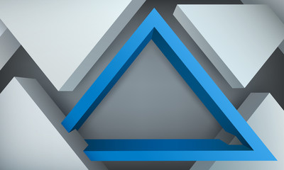 Abstract 3d vector illustration with place for text