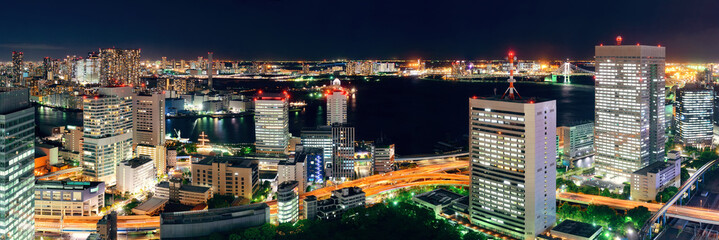 Obraz na płótnie Canvas Tokyo night
