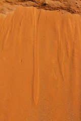 Sandy dune from the quarry, background