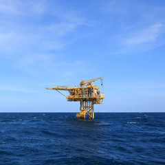 Three Legged Oil and Gas Production Platform