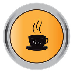 Black, Tree, icon, flat, vector, illustration, button