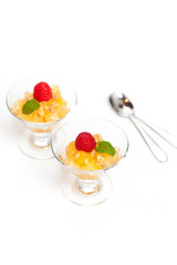 Apple Dessert. Selective focus.