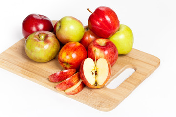 Organic apples. Selective focus.