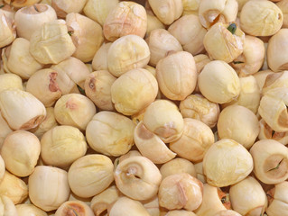 Dry lotus seed background