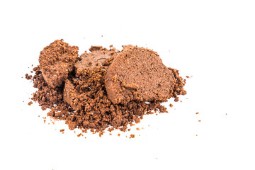 Spent or used coffee grounds