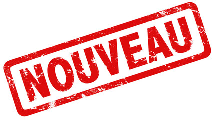 rubber stamp rouge Nouveau