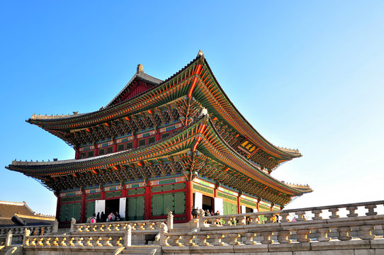 Gyeongbokgung palace in Seoul, Korea
