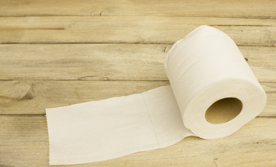 Tissues on the wooden table