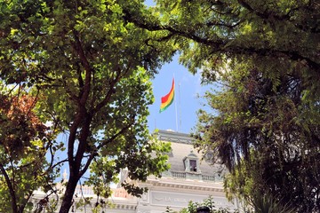 Government building of capital city Sucre, Bolivia