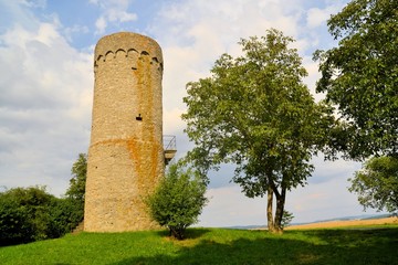 Fototapeta na wymiar Medieval watchtower Sulesturm, Bavaria, Germany