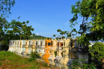 Buddhist Thai Cemetery in Phetchaburi, Thailand
