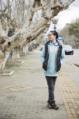 china girl in the park