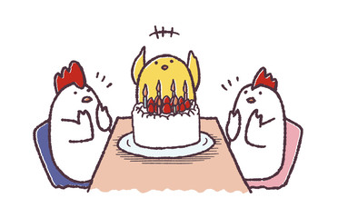 ヒヨコ誕生日