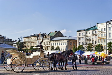 Place du marché principal de Cracovie