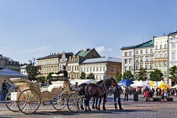 Photo sur Plexiglas Cracovie Place du marché principal de Cracovie
