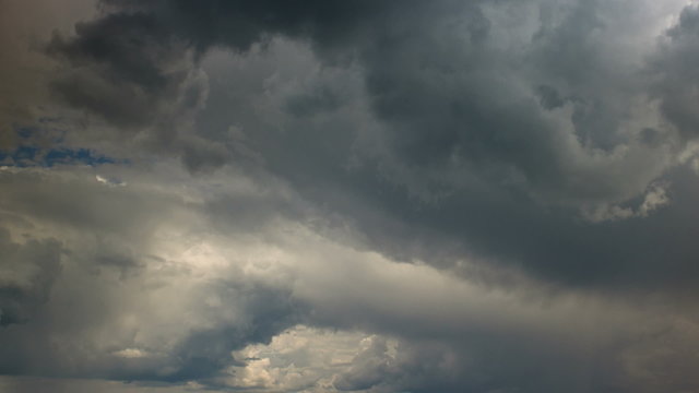 Dramatic sky with stormy clouds. Full HD time lapse.