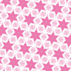 Fototapeta premium pattern illustration of abstract flowers