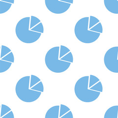 Circle chart seamless pattern