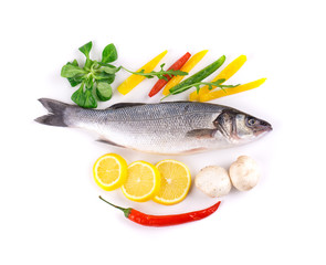 Composition of fresh seabass