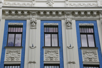 Jugendstilfassade in Riga (4)