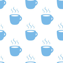 Coffee seamless pattern