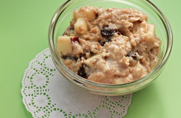 Oatmeal porridge healthy snack