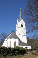 Fototapeta na wymiar Kirche Lölling 1