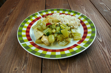 Khoresh Karafs - Celery Stew