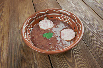 Southern Kidney Bean and Andouille Soup