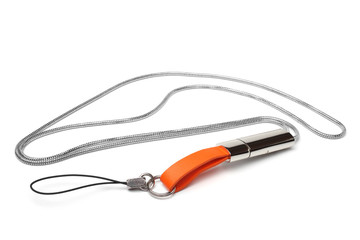 Neck strap lanyard for cell phone