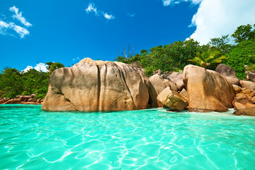 Fototapeta premium Beautiful beach at Seychelles