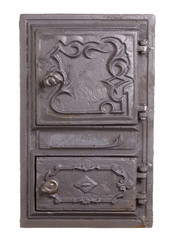 Cast iron door for furnaces.