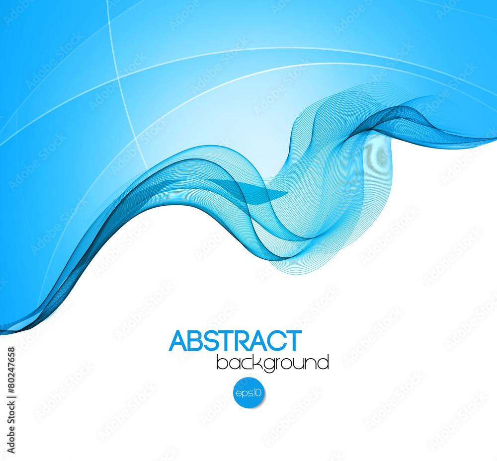 Poster abstract curved lines background. template brochure design