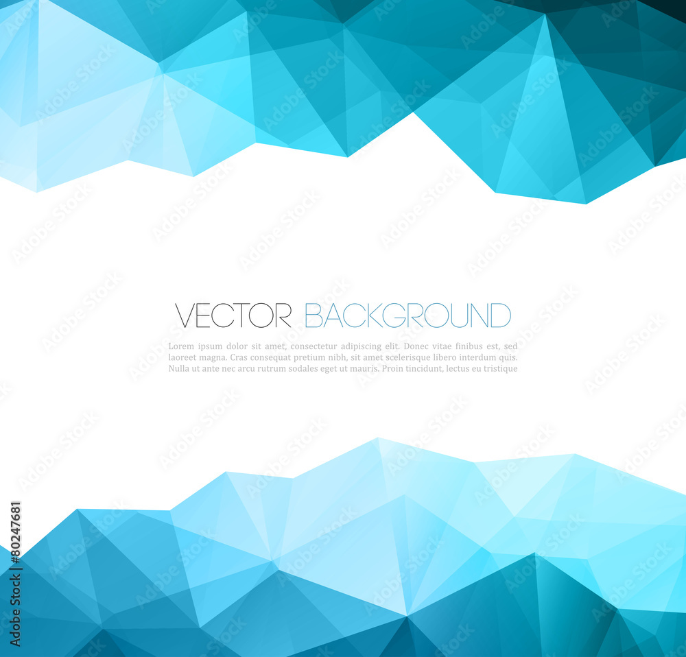 Poster abstract colorful geometric background. template brochure design
