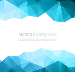 Abstract colorful geometric background. Template brochure design