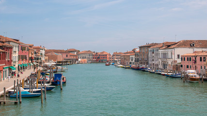 Fototapeta na wymiar Grand Canal à Murano Venise