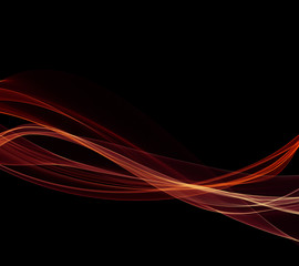 Colorful smoke on the black background.