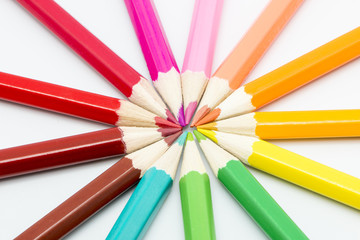Fototapeta premium colored pencils