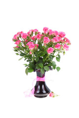 Bouquet of pink roses