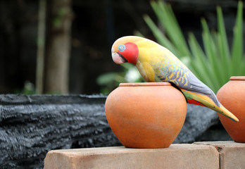 stone parrot
