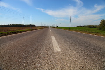 Fototapeta premium Empty road