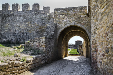 Fototapeta na wymiar ancient fortress to Belgorod-Dniester in Ukraine