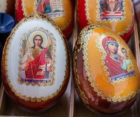 Decorated Russian Easter Eggs