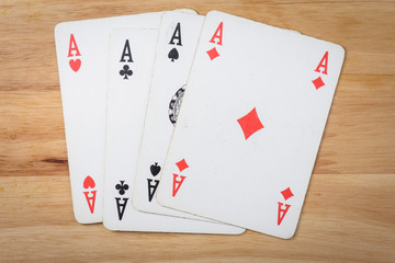 Cards Game Ace poker red