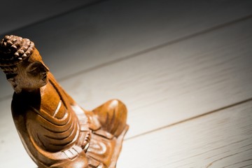 Buddha statue on a table