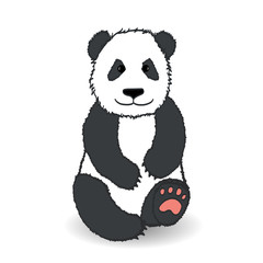 Cartoon panda bear.