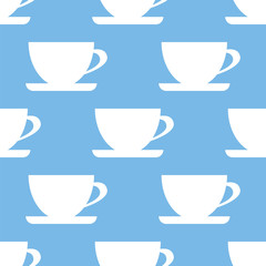Cup seamless pattern