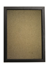 Fototapeta premium Cardboard paper texture background in wooden frame