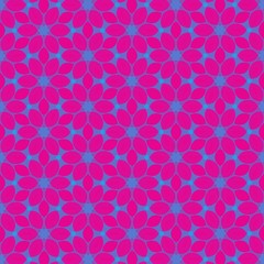 pattern illustration of abstract flowers