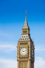 Fototapeta na wymiar Big Ben and Westminster abbey, London, England